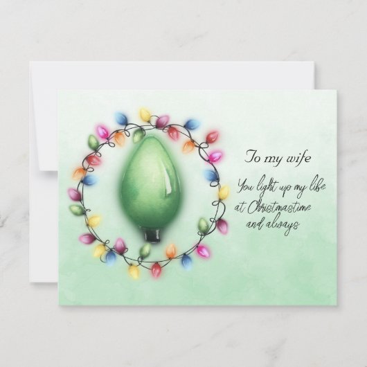 奥さんいつもクリスマスの時間に私の人生を照らす (正面)