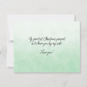 奥さんいつもクリスマスの時間に私の人生を照らす (裏面)