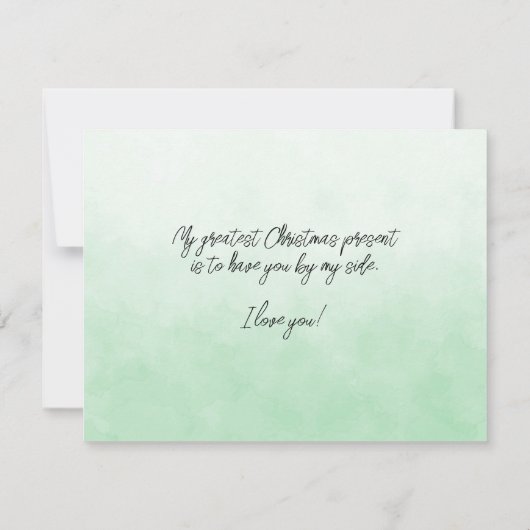 奥さんいつもクリスマスの時間に私の人生を照らす (裏面)