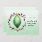 奥さんいつもクリスマスの時間に私の人生を照らす (正面/裏面)