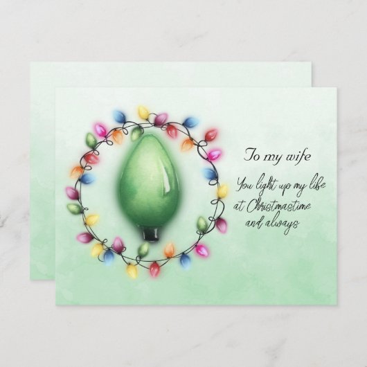 奥さんいつもクリスマスの時間に私の人生を照らす (正面/裏面)