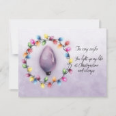 奥さんいつもクリスマスの時間に私の人生を照らす (正面)