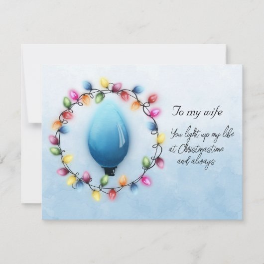 奥さんいつもクリスマスの時間に私の人生を照らす (正面)