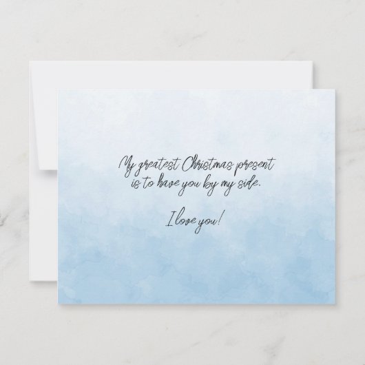 奥さんいつもクリスマスの時間に私の人生を照らす (裏面)