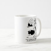 奥さんは彼は決してアイドルの金持ちの一員にならないと言う コーヒーマグカップ (正面右)