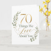 奥さんへの愛を70の言葉で カード (黄色い花)