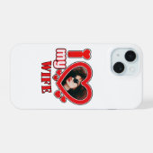 奥さん大好きカスタム iPhone 15ケース (裏面横)