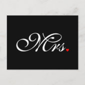 奥さん新婦結婚 ポストカード (正面)