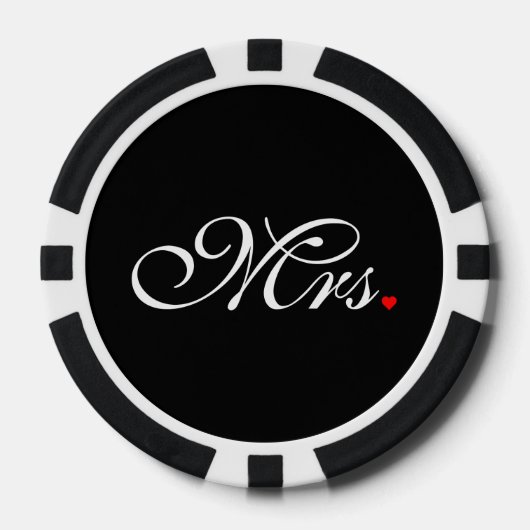 奥さん新婦結婚 ポーカーチップ (正面)