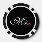 奥さん新婦結婚 ポーカーチップ (裏面)