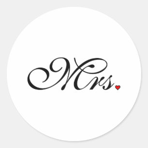奥さん新婦結婚 ラウンドシール