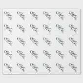 奥さん新婦結婚 ラッピングペーパー (フラット)