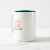 奥さん、お母さん、先生 ツートーンマグカップ (正面左)