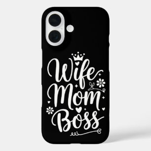 奥さん ママ 上司 かわいい 母の日 ギフト iPhone 16ケース