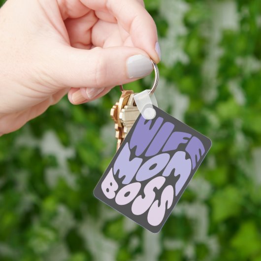 奥さん、母さん、ボス キーホルダー (手)
