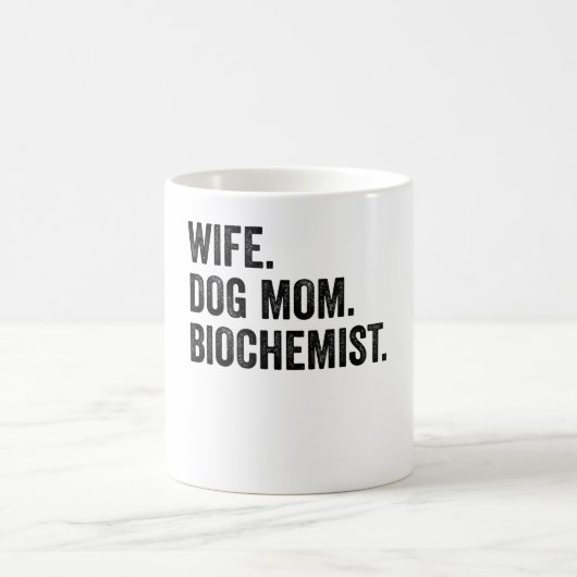 奥さん。犬のお母さん。生化学者。 コーヒーマグカップ (中央)