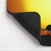 奥地にオーストラリア人のカンガルー マウスパッド (コーナー)