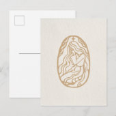 奥女神像1葉書 ポストカード (正面/裏面)