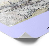 奥山浮世絵の真の遠景 ポスター (角)