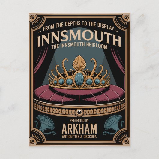 奥底からディスプレイまで – インスマウスヘイ シーズンポストカード (正面)