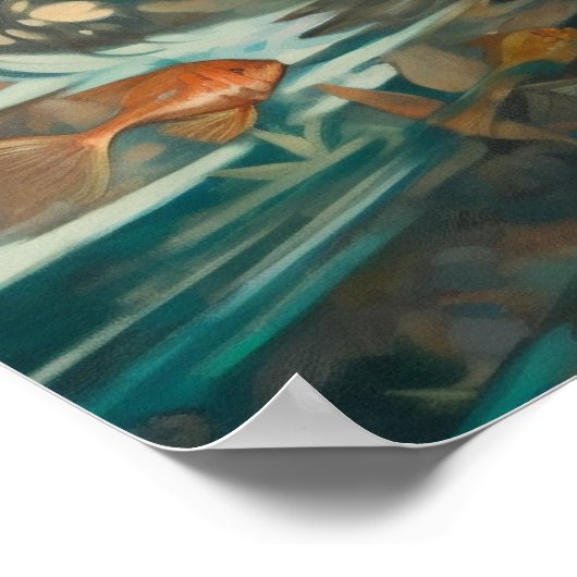 奥底から現れる人魚 ポスター (角)