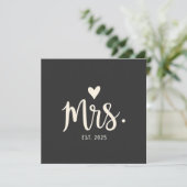奥様予定 2025年 夫婦 婚約 結婚式 シーズンカード (スタンド正面)