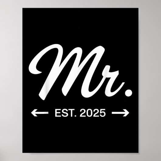 奥様 2025年 結婚式 ウェディングパーティー 旦那様と ポスター (正面)