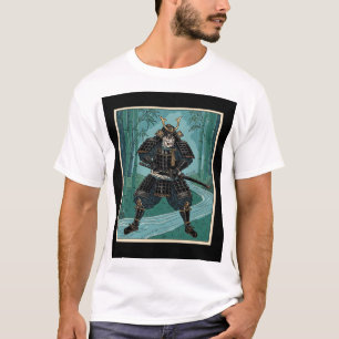「奥義」Japanese style ink painting T-shirt Tシャツ