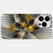 奥行きのある抽象的な3Dフラクタル錯視 Case-Mate iPhoneケース (裏面 (横))