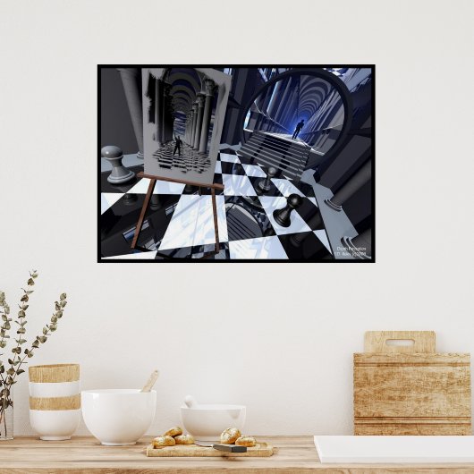 奥行き知覚 ポスター (キッチン)