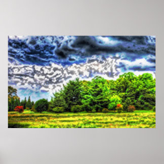 奥行き18パステル ポスター