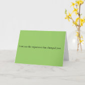 奨励する カード (黄色い花)