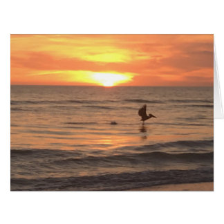 奨励のための日没の心地よいを送って下さい