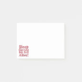 奪い取られる睡眠しかしまだラズベリーで生きた ポストイット (正面)