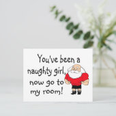 女いけなの子が私の部屋に行く ポストカード (スタンド正面)