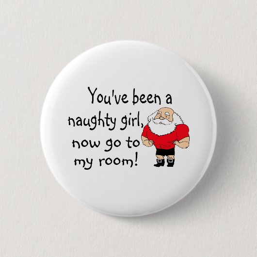 女いけなの子が私の部屋に行く 缶バッジ (正面)