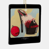 女いけなの子のク絵画リスマス2020 セラミックオーナメント (右)