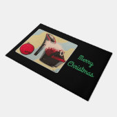 女いけなの子のク絵画リスマス2020 ドアマット (アングル)