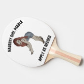 女いけなの子PADD;LE卓球ラケット 卓球ラケット (横)