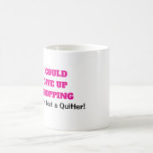 女おもしろいの女の私は与えショッピングのマグカップ コーヒーマグカップ (中央)