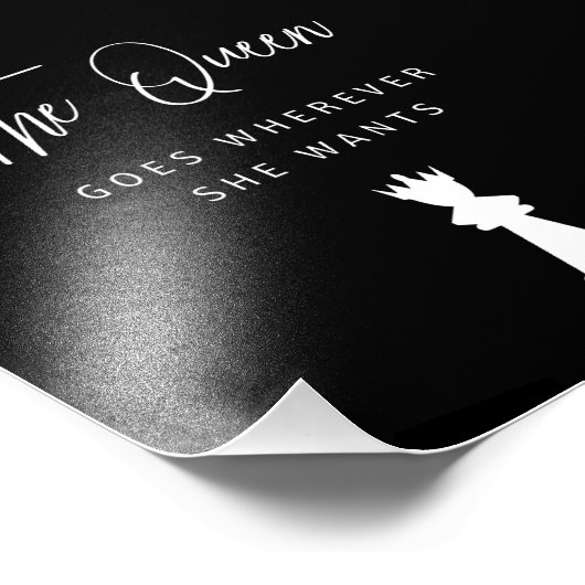 女おもしろいの子が欲しい所へチェスの贈り物 フォトプリント            (角)