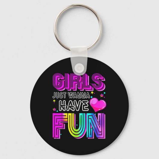 女おもしろいの子が70代80代90代のおもしろいを素晴らし欲しがる キーホルダー (正面)