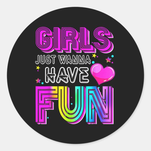 女おもしろいの子が70代80代90代のおもしろいを素晴らし欲しがる ラウンドシール (正面)