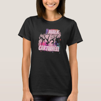 女おもしろいの子のための体操の体操選手ギフトカッコいい Tシャツ