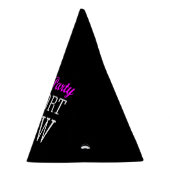 女おもしろいの子の夜のサポートクルー離婚パーティー パーティーハット (右)