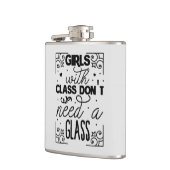 女おもしろいの子の言葉を飲む恋人 フラスク (左)