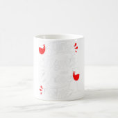 女おもしろいの子を飲む女の子の夜飲私は彼女を持った コーヒーマグカップ (中央)