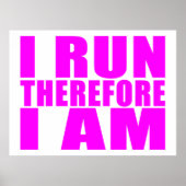 女おもしろいの子ランナー引用文走だから ポスター (正面)