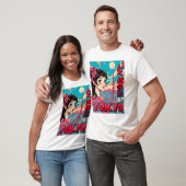 女おもしろいの子ヴィンテージポストカード東京 Tシャツ (ユニセックス)