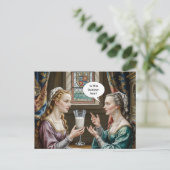 女おもしろいの頼乳糖は無い？ ポストカード (スタンド正面)